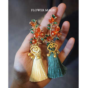 【柿柿如意】精美手工喜庆寓意吉祥结婚礼婚庆父母胸花襟花胸针