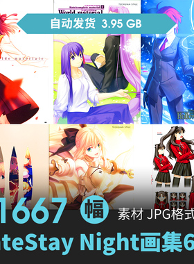 FateStay Night命运之夜设定集人物场景CG原插画游戏动漫美术素材