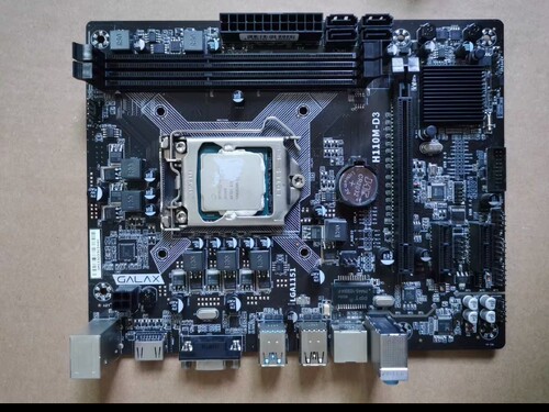 拆机16片影驰H110m-mix 主板 支持d3 d4内存