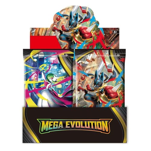 神奇宝贝卡片Mega Evolution宝可梦英文卡牌POKEMON增强增援盲盒
