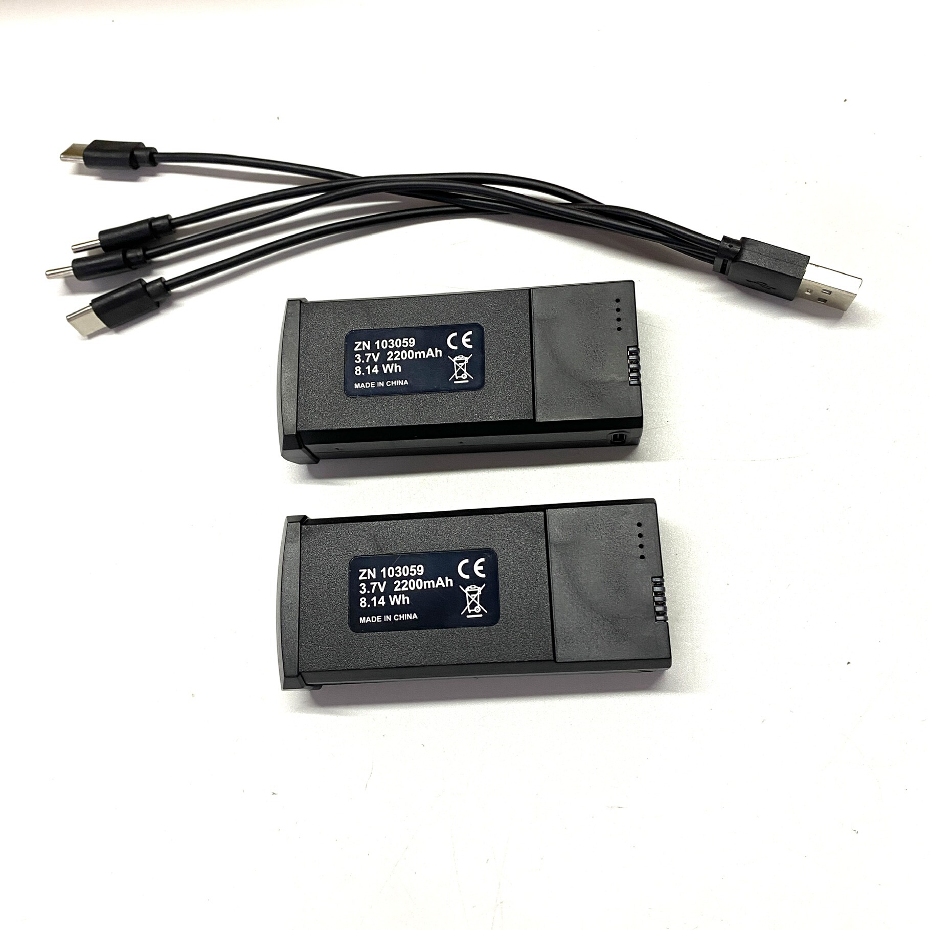 K19MAX M66/M22 max大容量3.7V 2200mah锂电池四轴无人机航模配件