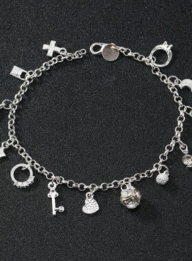 多元素外贸饰品跨境字母手链百搭