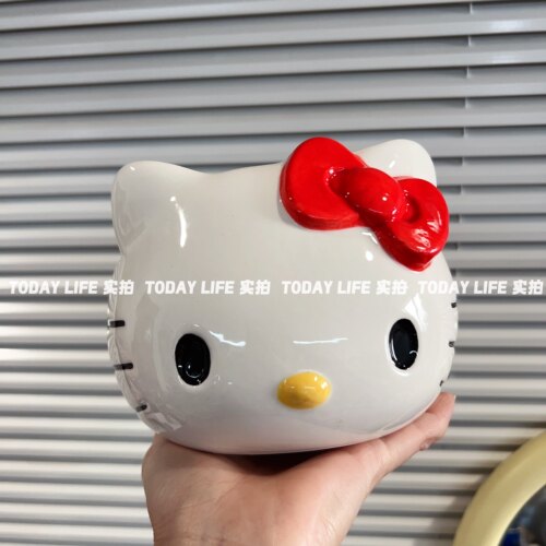 外贸Hello kitty卡通KT猫陶瓷儿童餐具 泡面碗 餐盘 碟子 餐盘