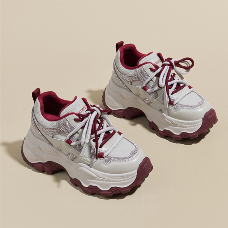 厚底增高10CM老爹鞋女爆款2026春季新款小个子时尚休闲运动鞋百搭