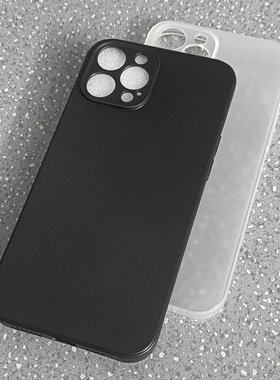 适用于苹果12手机壳iPhone 12 Pro磨砂保护套12Promax全包透明12mini硅胶保护壳防刮摔TPU软壳简约