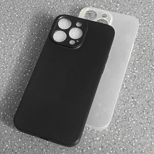 适用于苹果14手机壳iPhone 14 Pro简约保护套14 Plus全包透明14 Promax磨砂硅胶保护壳防刮摔TPU软壳