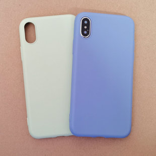 适用苹果X XS手机壳iPhone XSmax硅胶保护套XR磨砂全包防摔软素材