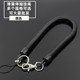 包邮 黑色防丢弹簧绳钥匙扣手机链长款 透明白色手机绳子挂绳
