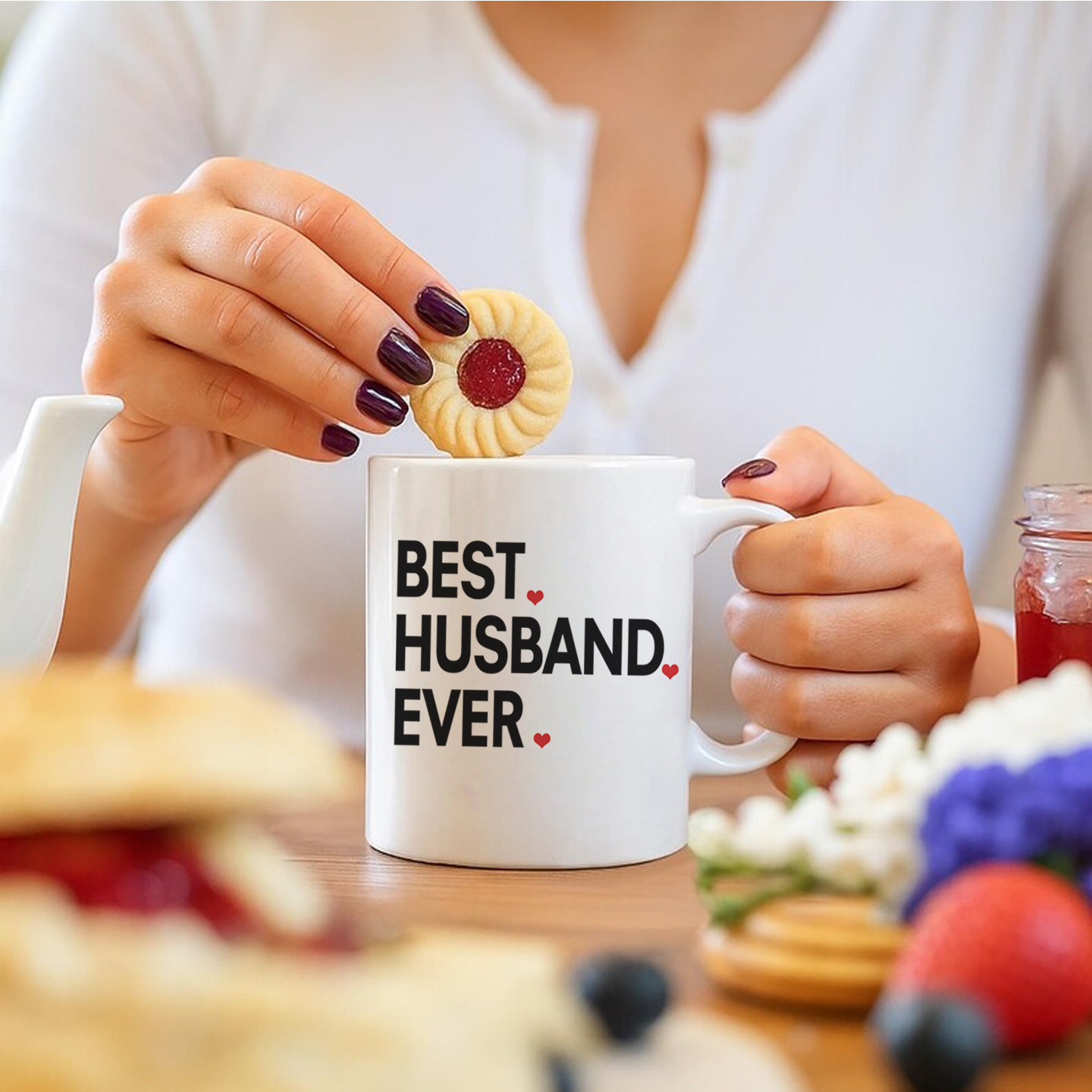 Besthubever马克杯陶瓷水杯礼物