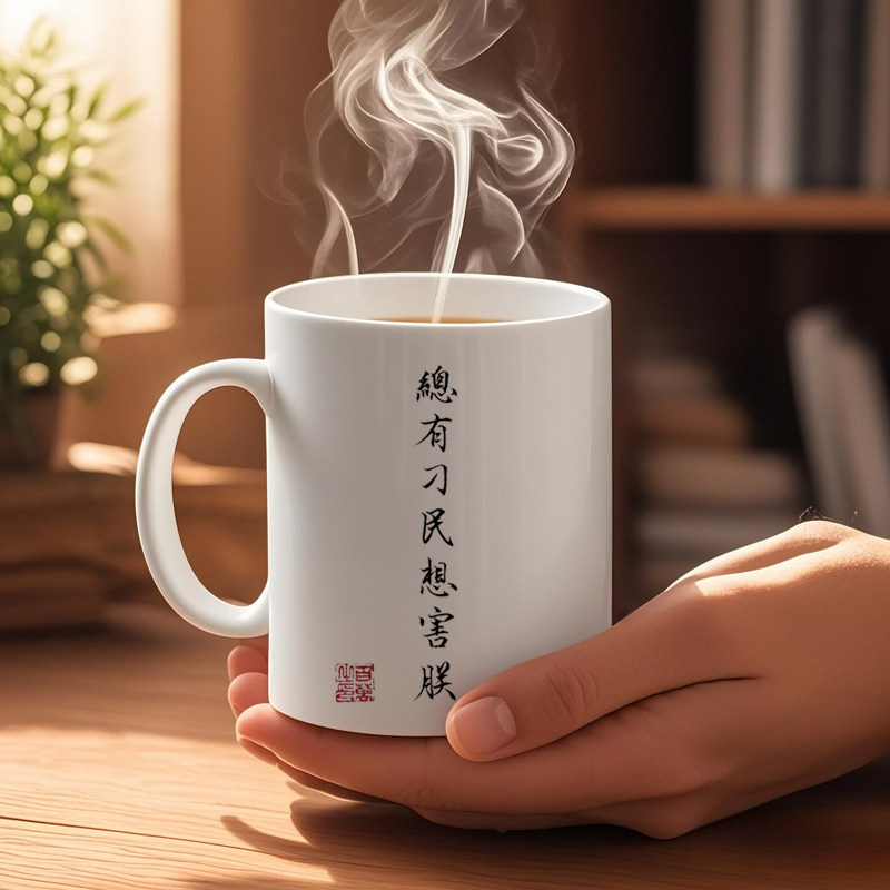 总有刁民想害朕创意文字陶瓷马克杯搞怪风喝水杯子送人礼物咖啡杯