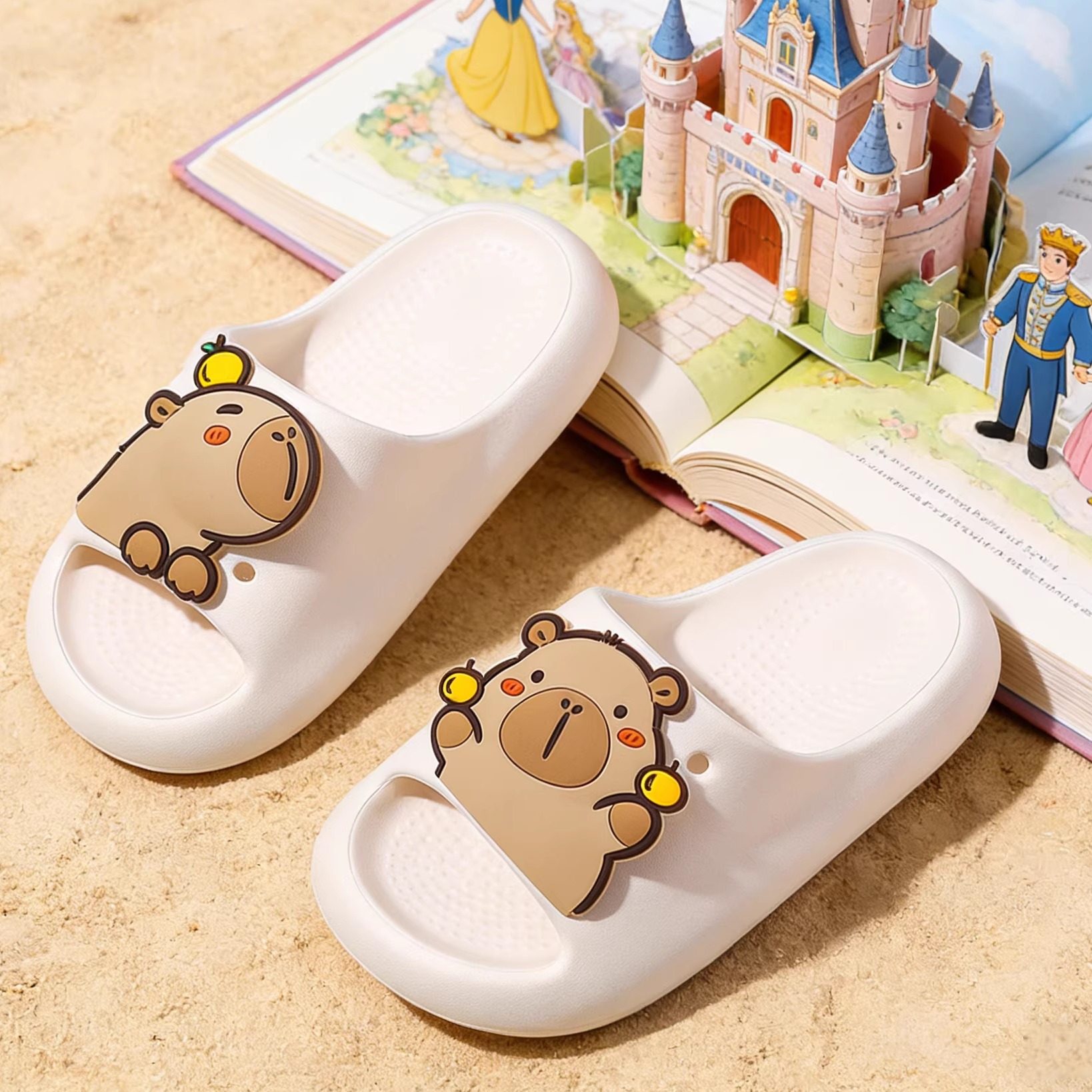 卡皮巴拉儿童拖鞋女童男童女孩防滑夏季室内洗澡专用亲子居家凉拖,童鞋/婴儿鞋/亲子鞋,儿童凉拖鞋,淘宝优惠券,粉丝福利购,淘宝优惠卷