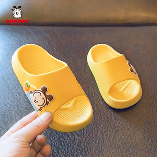 巴布豆儿童拖鞋 男童防滑宝宝女宝婴幼儿2两岁3小童夏室内女孩女童