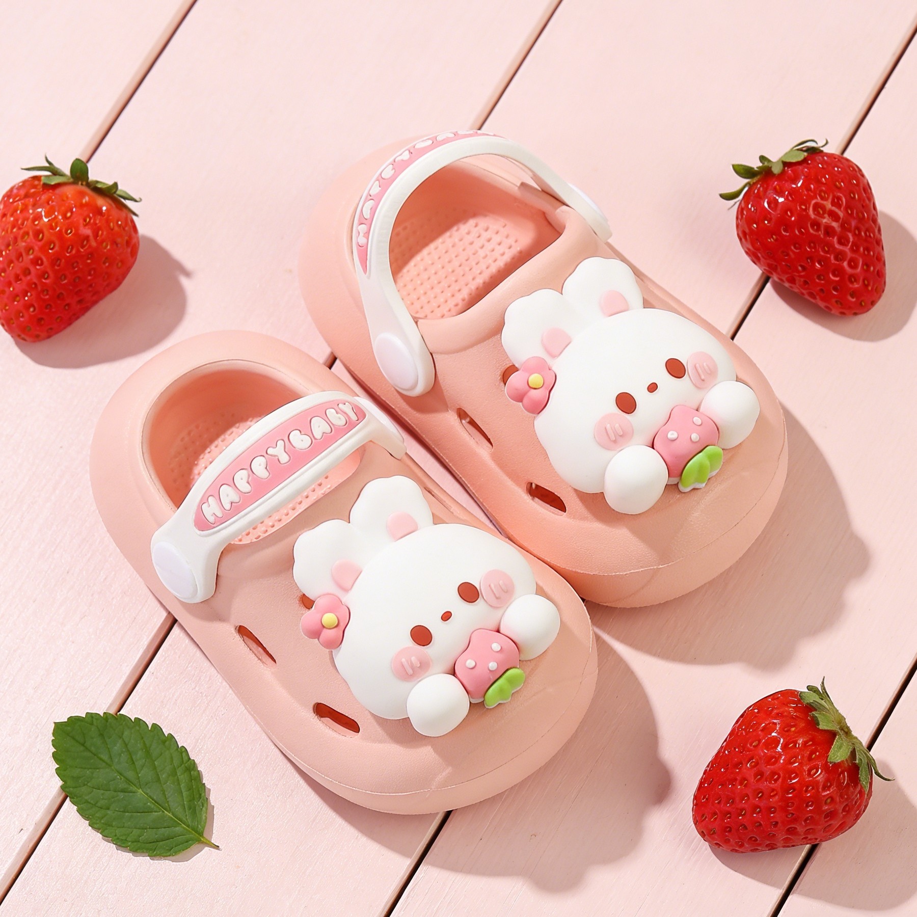 小兔子宝宝拖鞋儿童洞洞鞋男宝夏季外穿婴儿女宝防滑幼儿室内eva,童鞋/婴儿鞋/亲子鞋,儿童洞洞鞋,淘宝优惠券,粉丝福利购,淘宝优惠卷