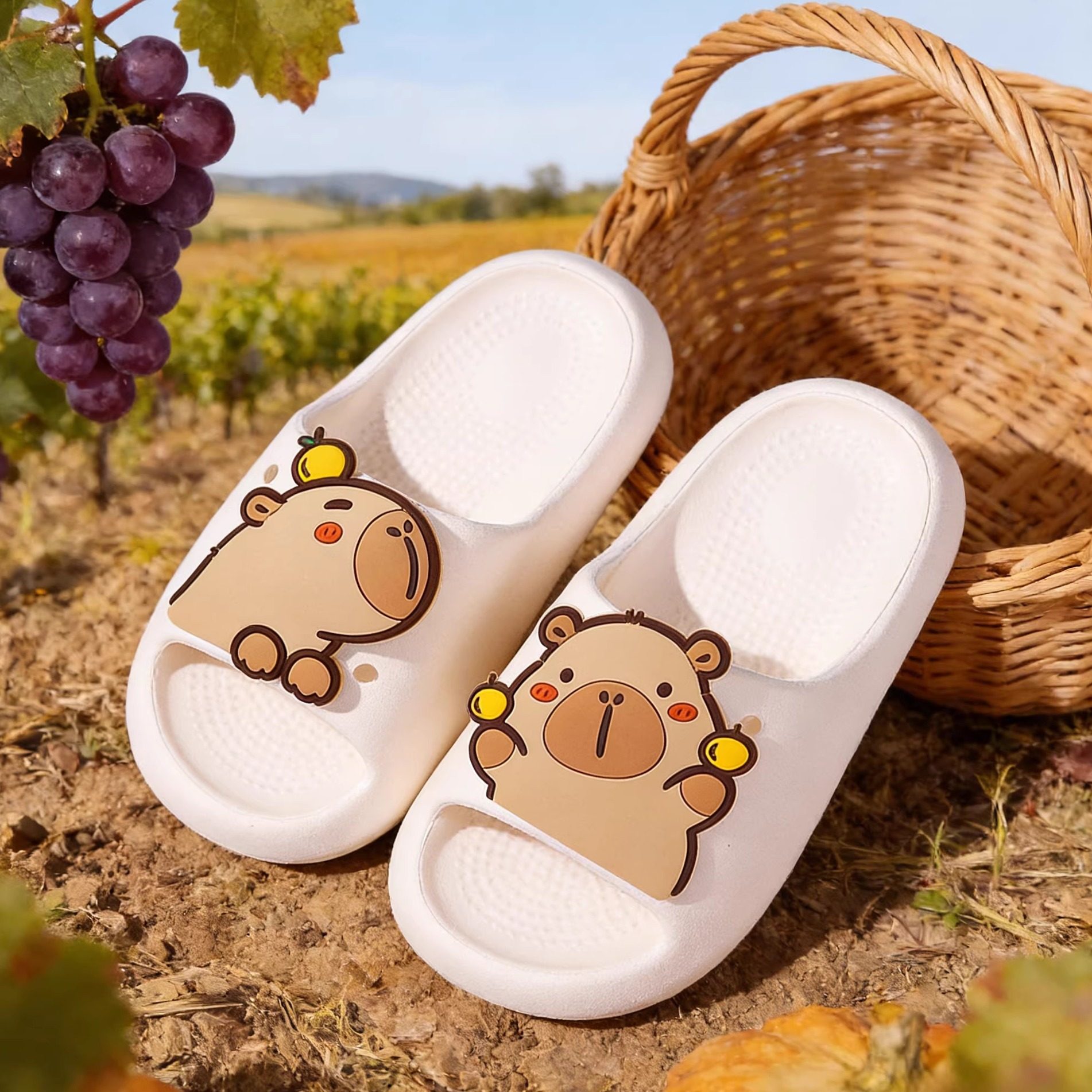 卡皮巴拉儿童拖鞋女童男童女孩2025新款防滑凉拖夏季室内洗澡专用,童鞋/婴儿鞋/亲子鞋,儿童凉拖鞋,淘宝优惠券,粉丝福利购,淘宝优惠卷