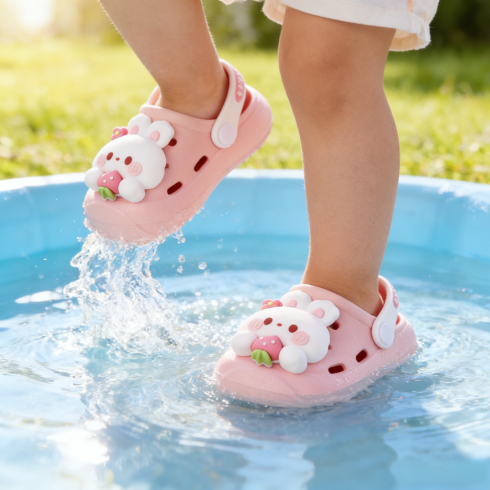 小兔子宝宝拖鞋儿童洞洞鞋男宝夏季外穿婴儿女宝防滑幼儿室内eva,童鞋/婴儿鞋/亲子鞋,儿童洞洞鞋,淘宝优惠券,粉丝福利购,淘宝优惠卷