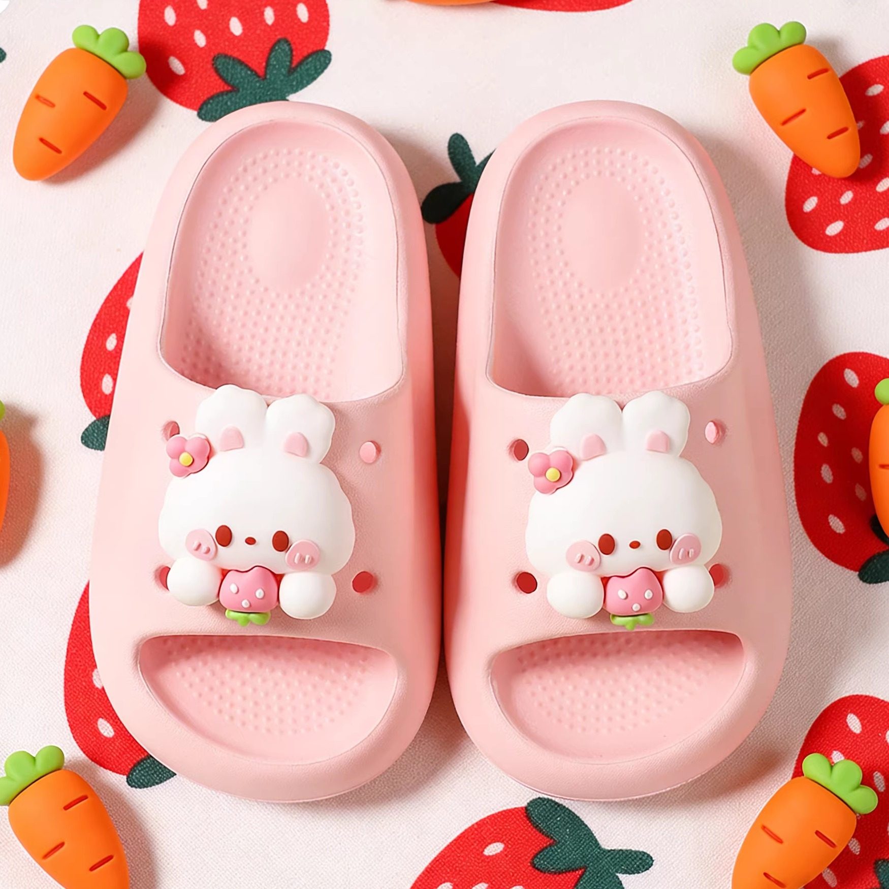 小兔子儿童拖鞋女孩男女童中大童夏季防滑宝宝凉拖鞋软底居家凉拖,童鞋/婴儿鞋/亲子鞋,儿童凉拖鞋,淘宝优惠券,粉丝福利购,淘宝优惠卷