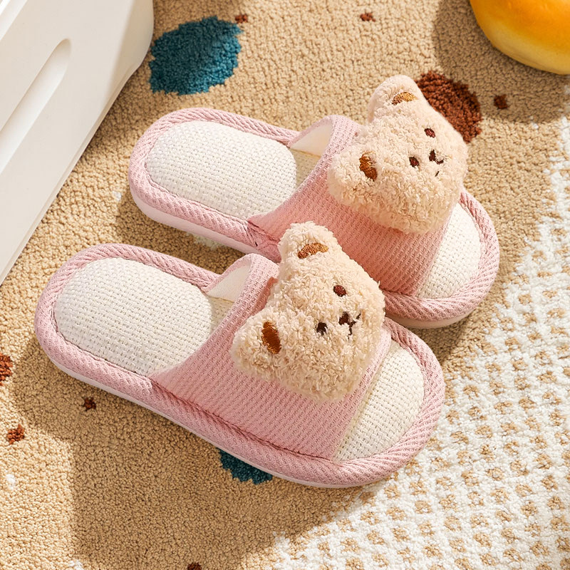 儿童拖鞋女童女孩2025新款防滑四季室内大童专用亚麻公主家居女款,童鞋/婴儿鞋/亲子鞋,儿童亚麻拖鞋,淘宝优惠券,粉丝福利购,淘宝优惠卷