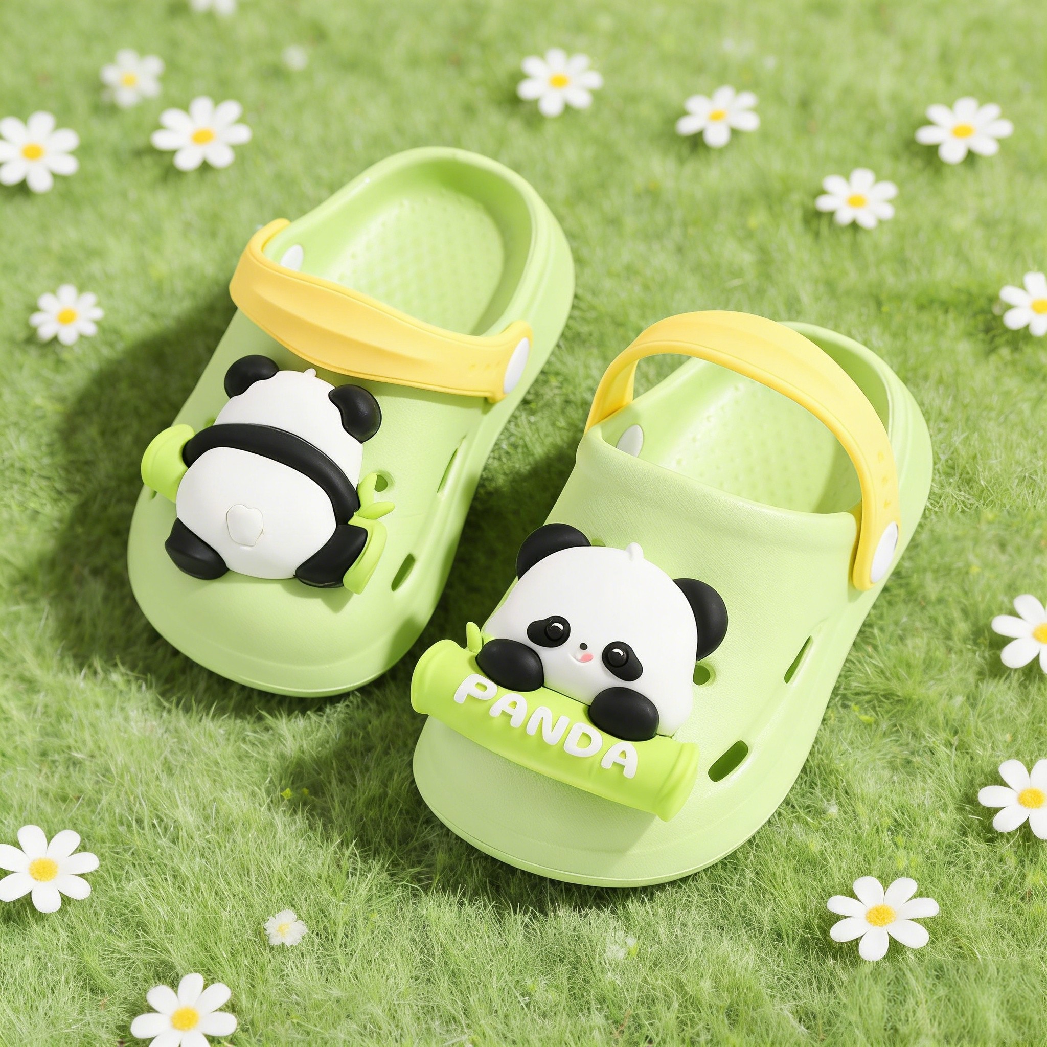 大熊猫儿童拖鞋男女童女孩防滑夏季室内洗澡卡通亲子居家沙滩凉拖,童鞋/婴儿鞋/亲子鞋,儿童凉拖鞋,淘宝优惠券,粉丝福利购,淘宝优惠卷