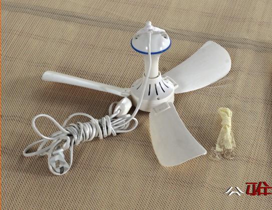 迷你屋可宜钢丝免安装蚊帐小微风扇折叠 蒙古包方顶蚊帐内挂杆