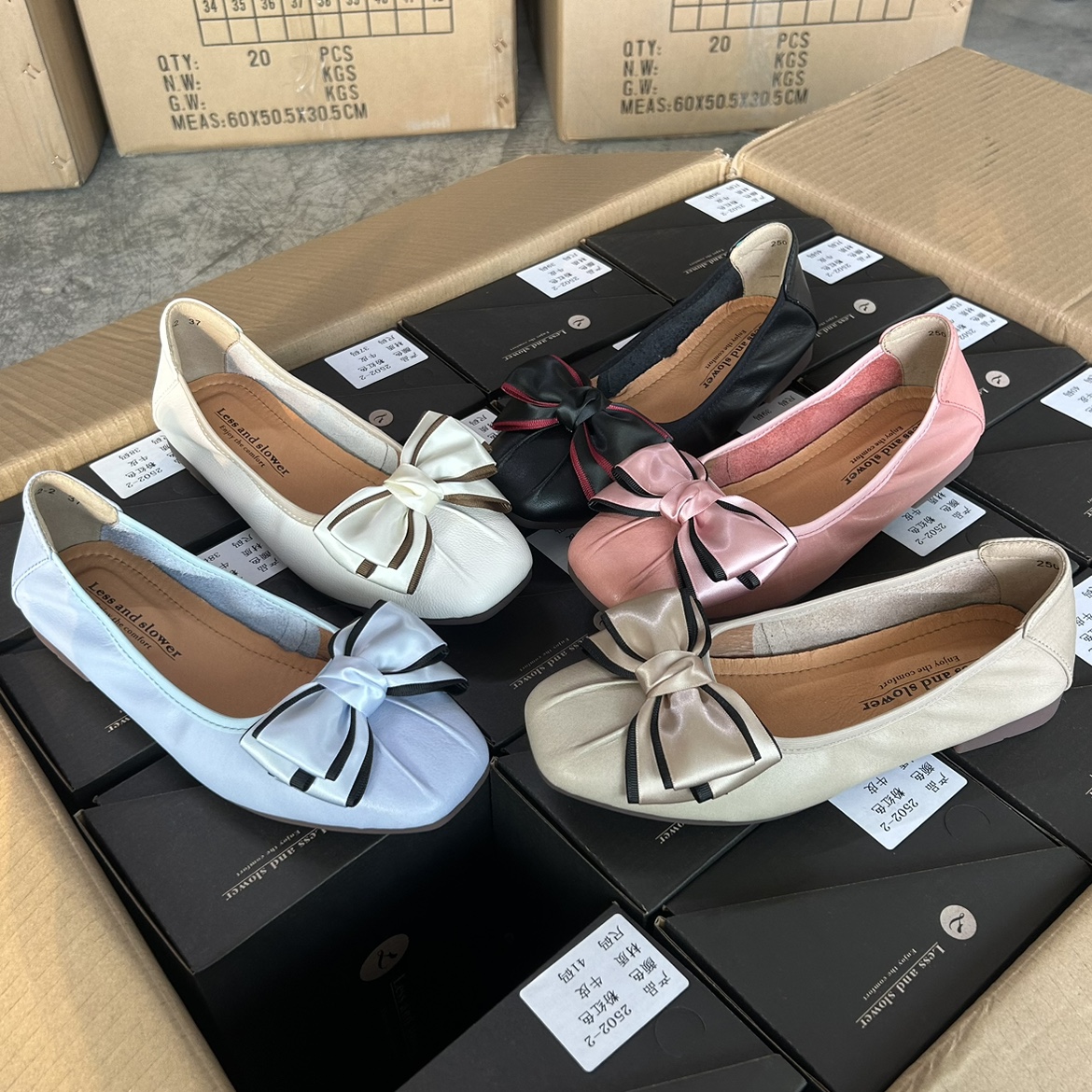 蝴蝶结真皮女单鞋开车鞋跳舞鞋