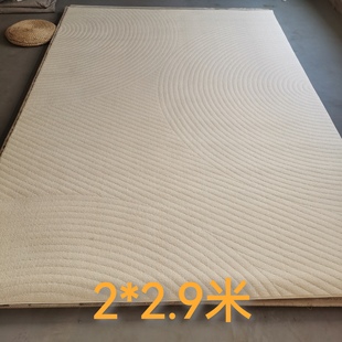 捡漏 极简地毯客厅卧室床边毯茶几特价 2.9米简约现代轻奢意式