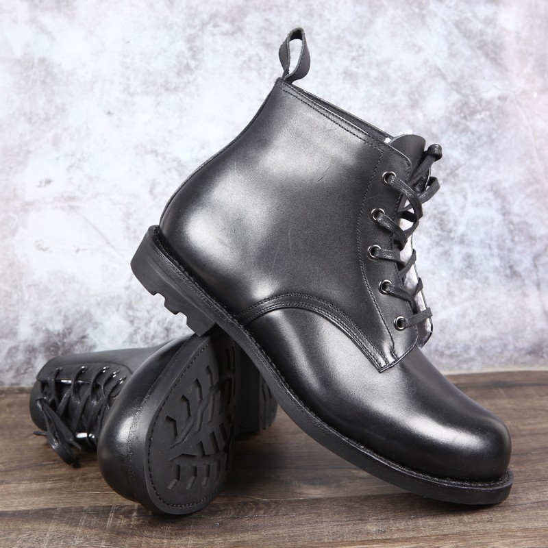 3516厂87舰艇羊毛皮鞋冬保暖高帮棉皮鞋真皮系带上线棉靴休闲皮靴,流行男鞋,高帮鞋,淘宝优惠券,粉丝福利购,淘宝优惠卷