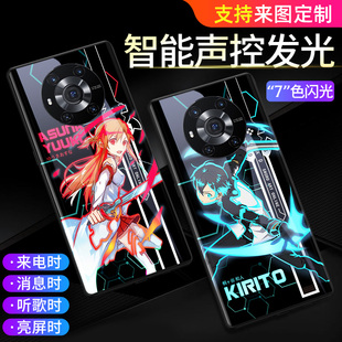 来电发光荣耀magic3pro手机壳60se防摔至臻版magic2全包x30max新款华为30动漫定制玻璃s适用个性创意声控音乐