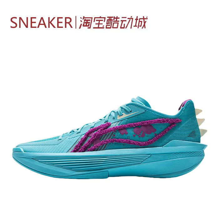 #LiNing 李宁 Ultra Light 超轻2025 篮球鞋 海清蓝 ABAV007-10-8