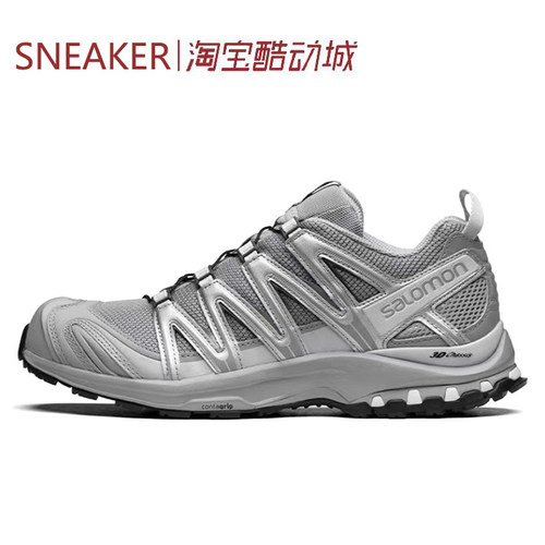 #萨洛蒙 SALOMON XA PRO 3D 低帮 跑步鞋 合金灰 416175 412322