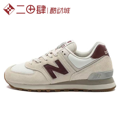 #新百伦 New Balance NB 574 跑步鞋 女款 米白色 WL574RCF