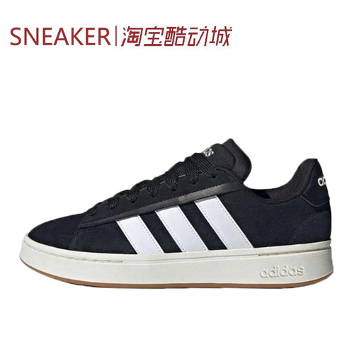 #阿迪达斯 Adidas Grand Court Alpha 00s 板鞋 黑色JR0543