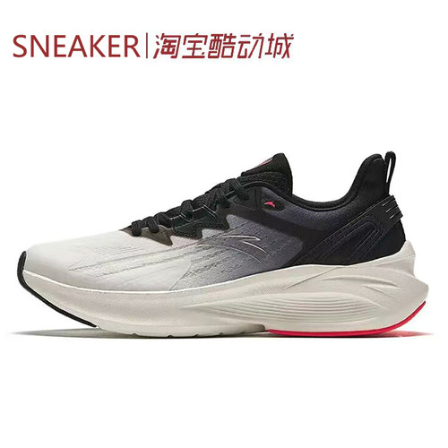 #Anta 安踏 毒刺5 减震 低帮 休闲跑步鞋 男款 白黑 912415552-6