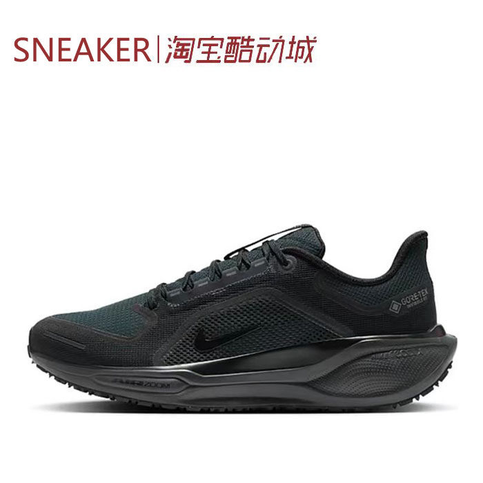 #耐克 Nike Pegasus 41 GORE-TEX 跑步鞋 男款 黑色 FQ1356-001