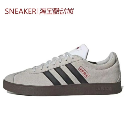 #阿迪达斯 Adidas neo VL Court Lifestyle 板鞋 灰色 HQ1802