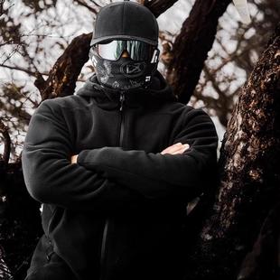 秋冬男士 巨保暖 连帽摇粒绒外套潮 P800重磅摇粒绒 清货拼手速