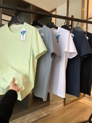 轻量速干四面弹薄款运动休闲短袖