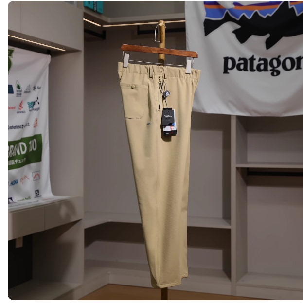 立体裁剪防风雨加绒软壳休闲裤