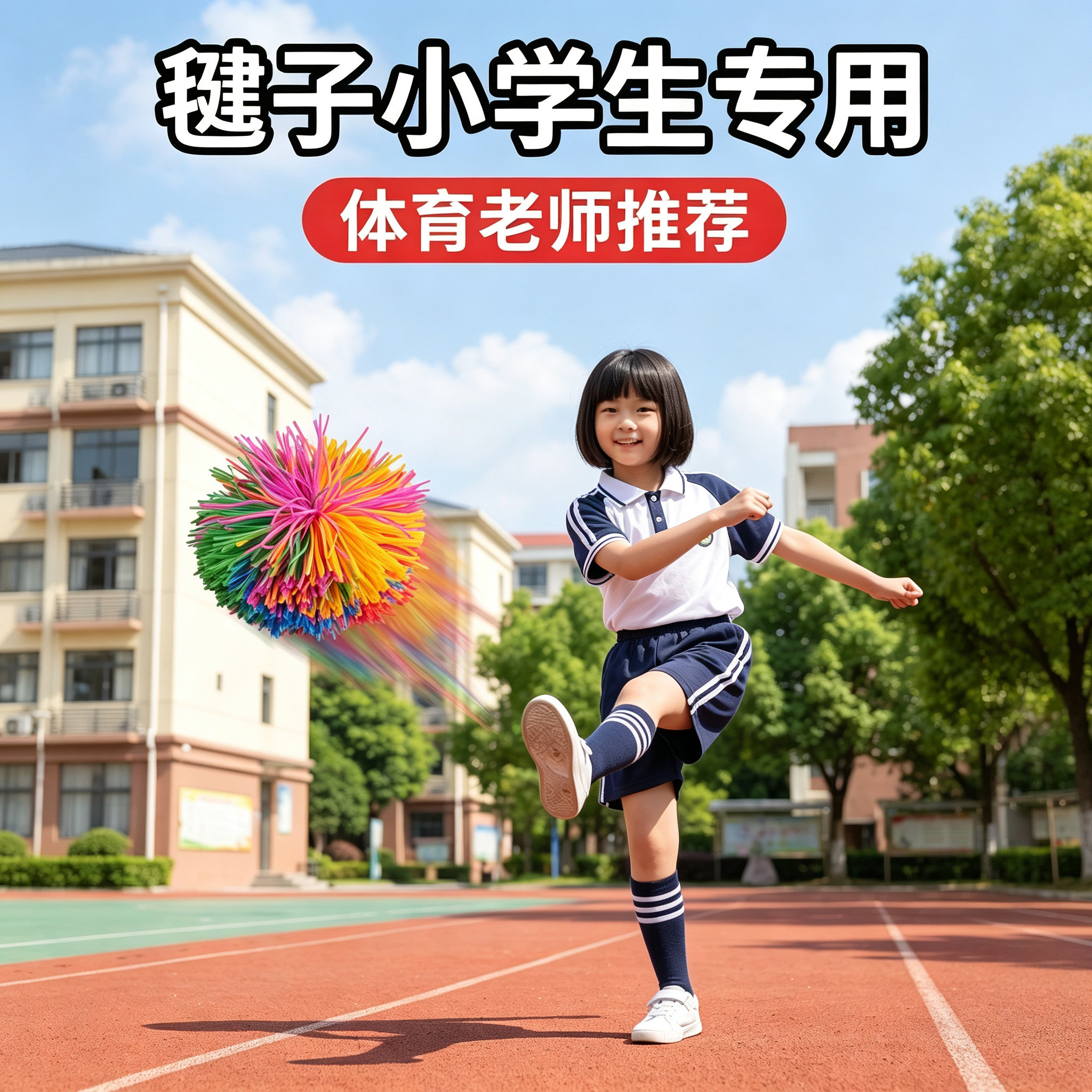 皮筋毽子耐踢运动专用儿童小学生成人幼儿园课间玩具沙包球加厚款