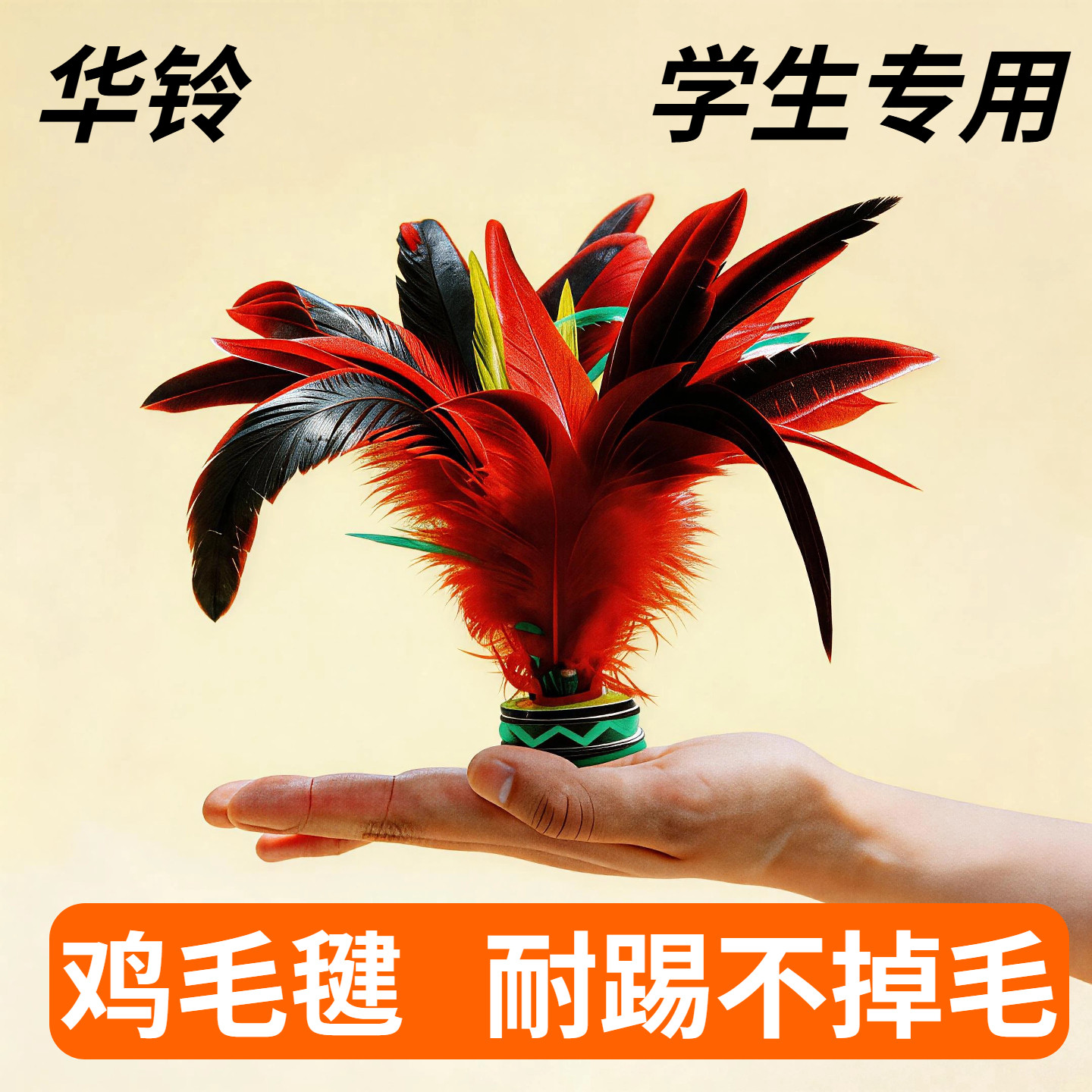 毽子儿童小学专用鸡毛运动专用成人毽球踢毽子耐踢幼儿园比赛专用