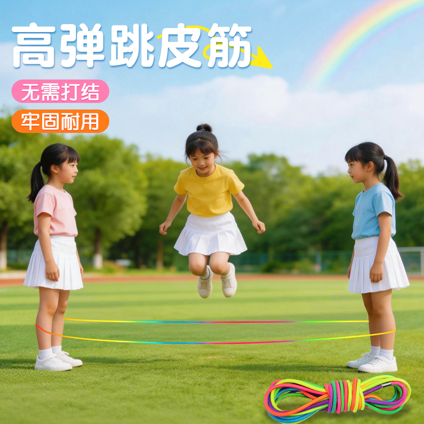 跳皮筋绳儿童专用80后怀旧幼儿园高弹力耐用小学生橡皮筋跳绳老式