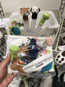 正品保证上海宜家国内代购迪塔动物指偶手偶手指玩偶10个装小动物