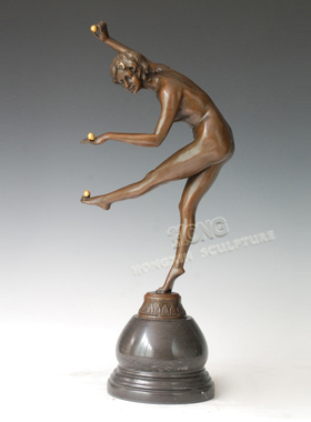 工艺品摆件鸿鑫雕塑黄铜欧式人物