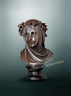 鸿鑫雕塑黄铜欧式人物装饰品摆件