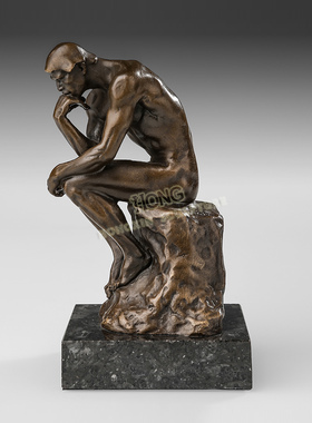 装饰品摆件鸿鑫雕塑黄铜欧式人物