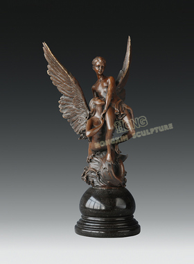 鸿鑫雕塑黄铜古希腊神话人物摆件