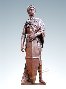 铜雕圣乔治LS02F欧式人物酒店校园别墅花园大型户外落地摆件包邮