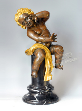 鸿鑫雕塑黄铜欧式客厅