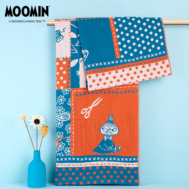 MOOMIN/姆明正版A类纯棉纱布浴巾