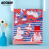 MOOMIN姆明正版 吸水耐脏儿童毛巾 面巾A类纯棉纱布卡通柔软洗脸巾