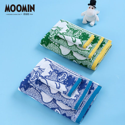 MOOMIN姆明正版纯棉毛巾A类吸水